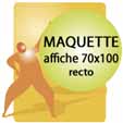 Maquette affiches format 70x100 recto