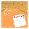 500 flyers 10x10 en 135g quadri recto