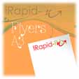 2500 flyers A3 en 350g quadri recto verso + pelliculage brillant recto verso