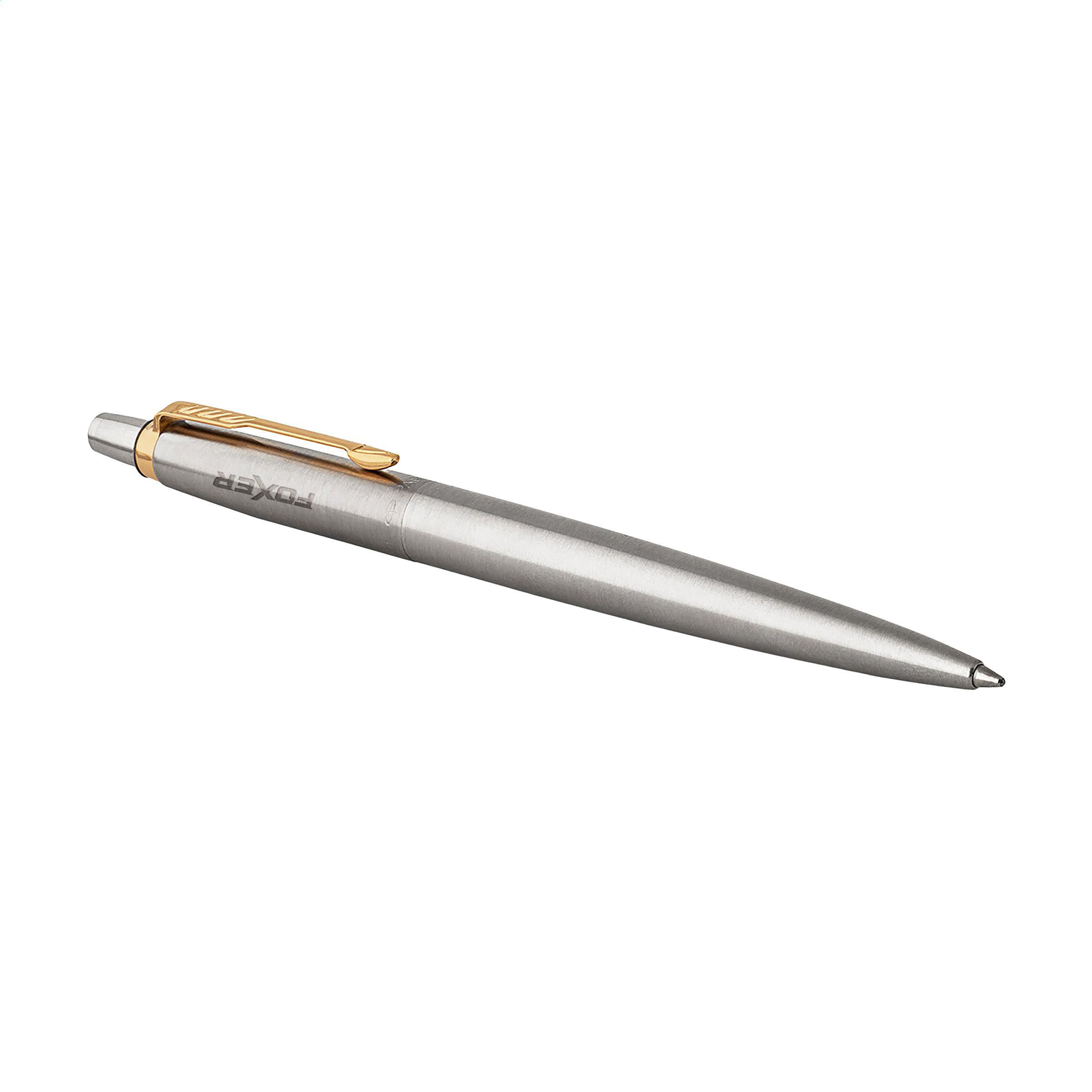 Parker Jotter Stylo recyclé en acier inox - bleu