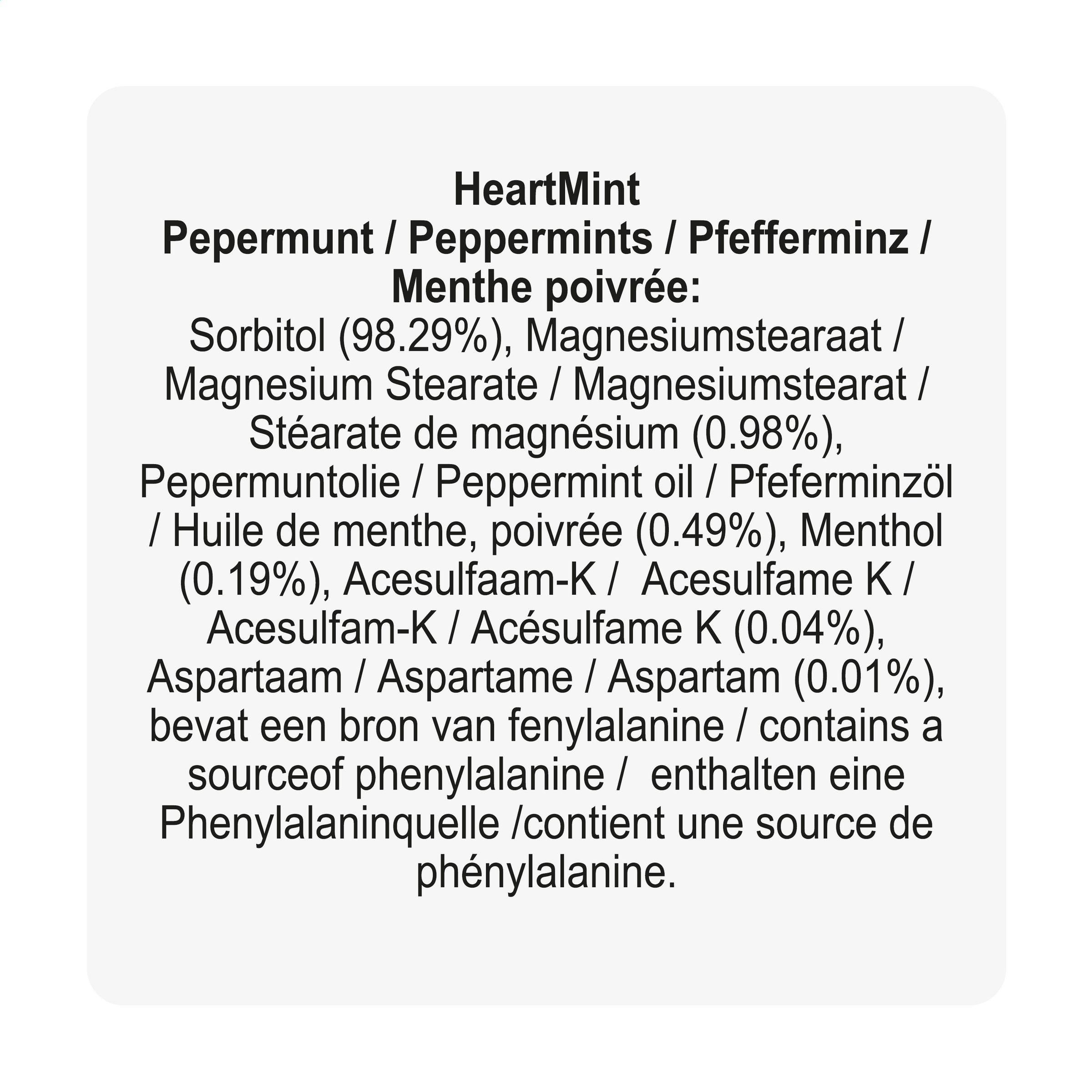 HeartMint pastilles à la menthe